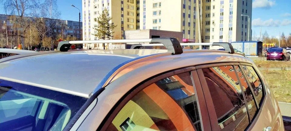 Roof rack (cross bars) for integrated roof rails Skybar V2 120 cm (set of 2) for Volkswagen Atlas (Terramont) 2016- - image 1