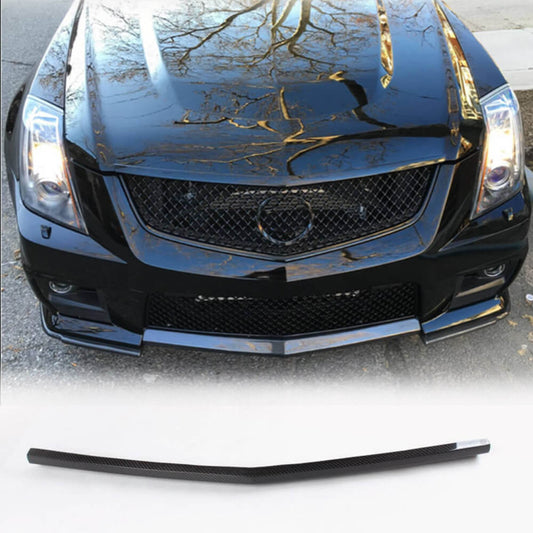 Front Bumper Lip V2 for CTS V Coupe, Carbon for Cadillac CTS 2007-2014 - image 1
