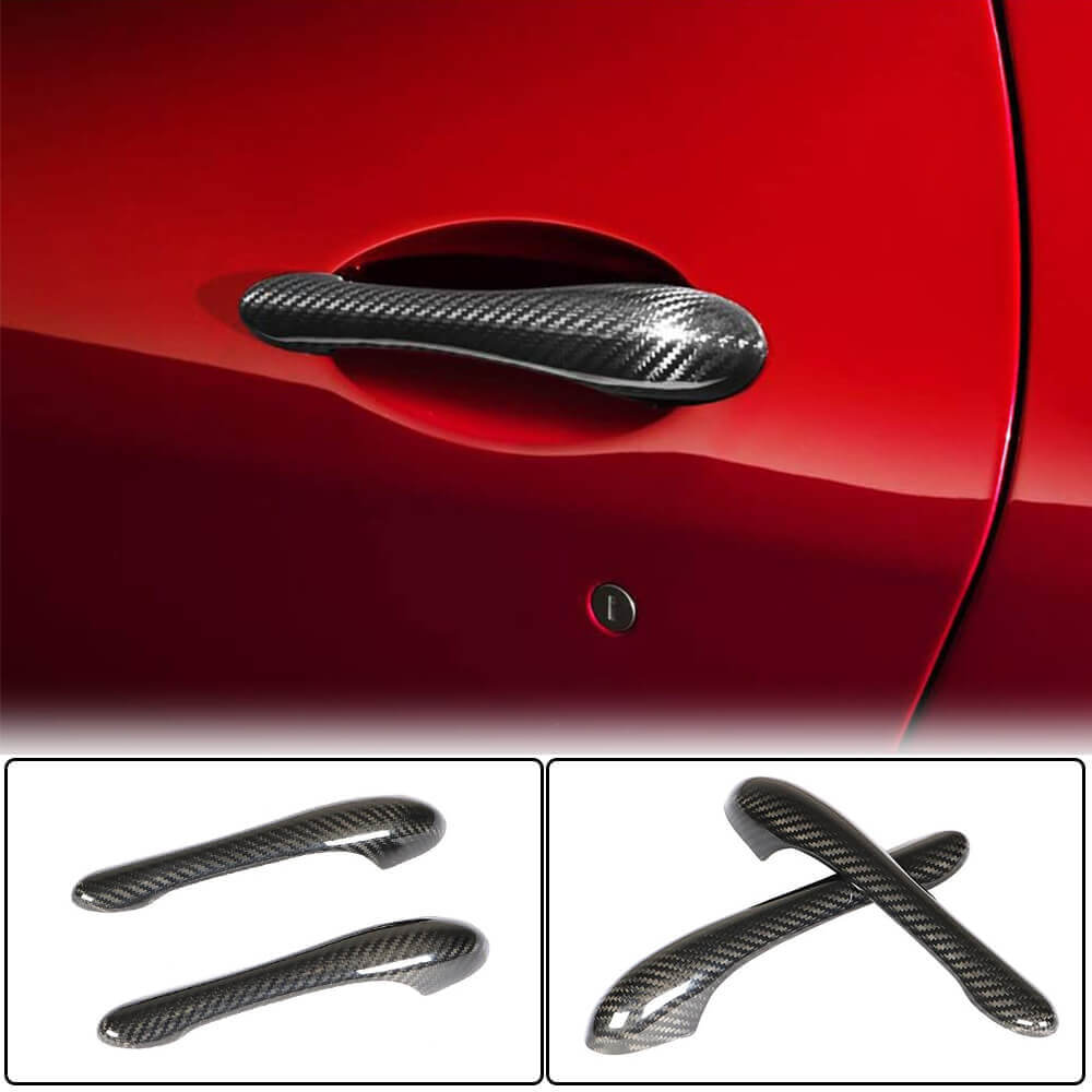 Carbon Door Handle Covers for Maserati GranTurismo 2007-2019 - image 1