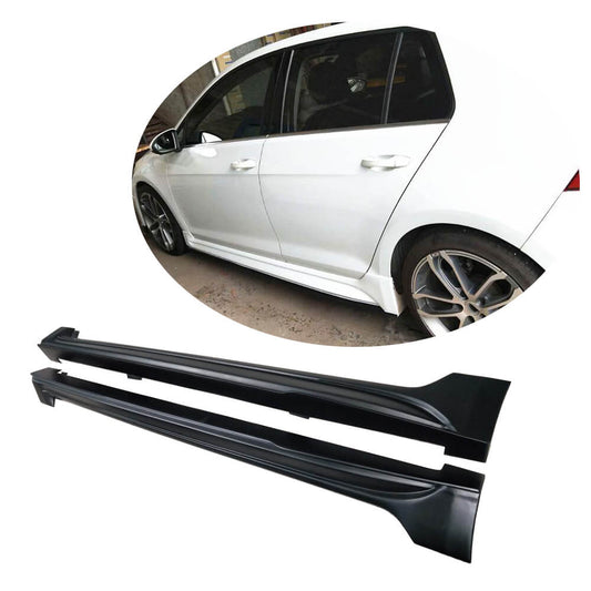 Side sills (for Base HB 2012-2017, Carbon) for Volkswagen Golf 7/E-Golf - image 1