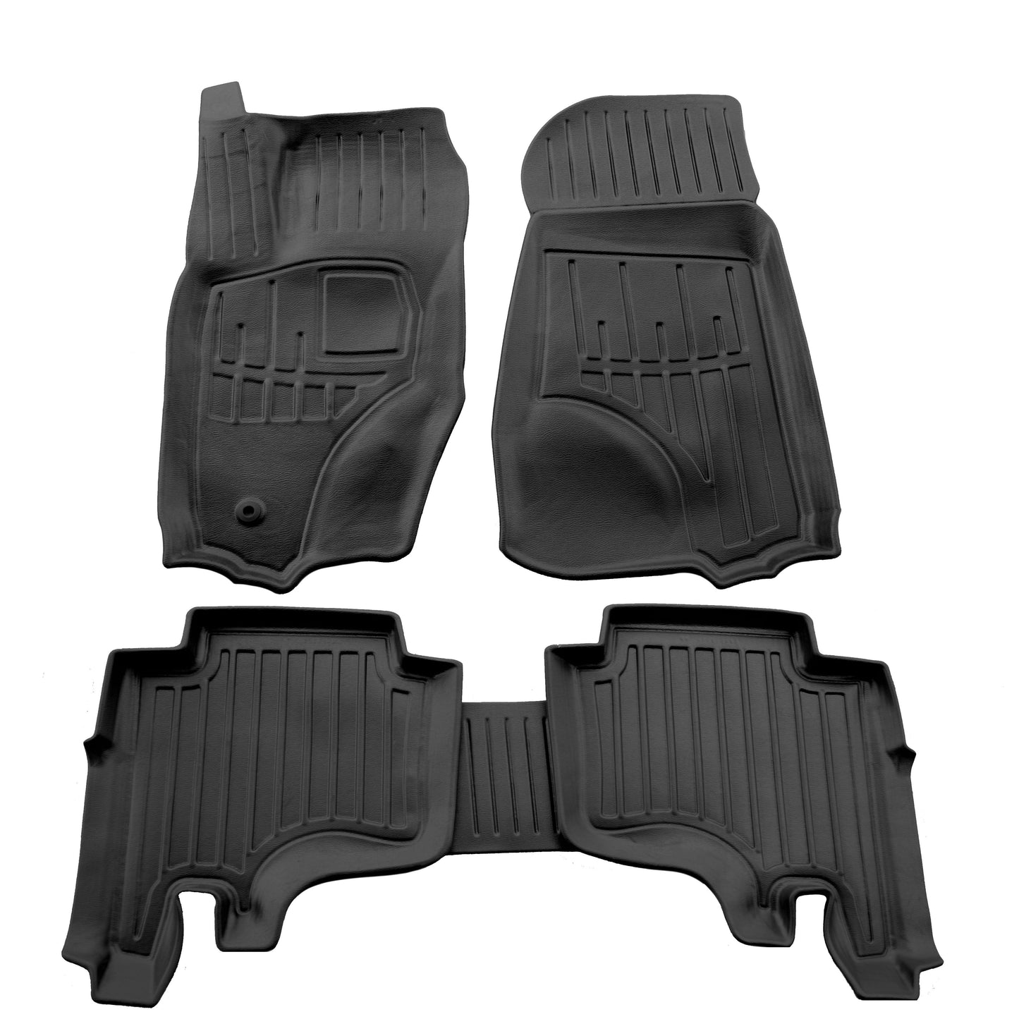Rubber Floor Mats Stingray 3D (5 pcs) for Jeep Grand Cherokee WK 2004-2010 - image 1