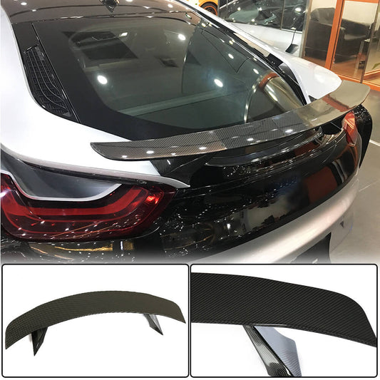 Rear Trunk Spoiler Carbon Fiber V1 for BMW I8 2014-2020 - image 1