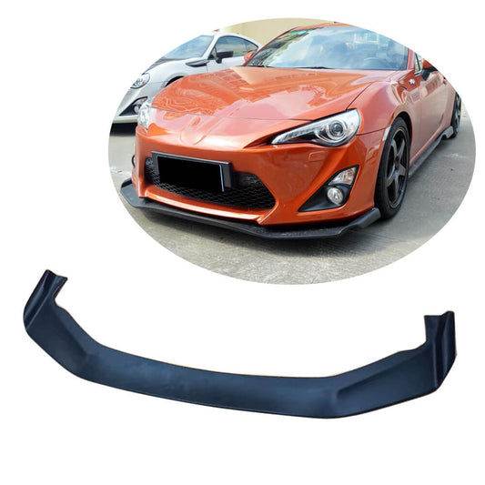 Cover on the front bumper Lip V3 (Carbon) for Toyota GT86 - image 1