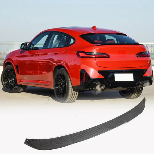 Rear Trunk Spoiler Carbon Fiber (2023+) for BMW X4 G02 2018- - image 1