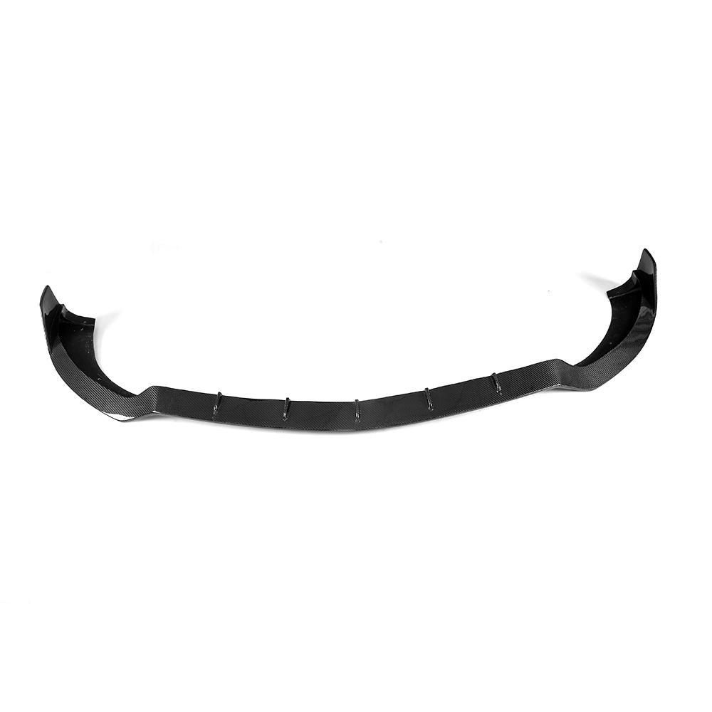 Front Bumper Lip V3 Add-on (for AMG-Line 2015-2018, Carbon) for Mercedes S-class C217 Coupe 2014-2020 - image 1