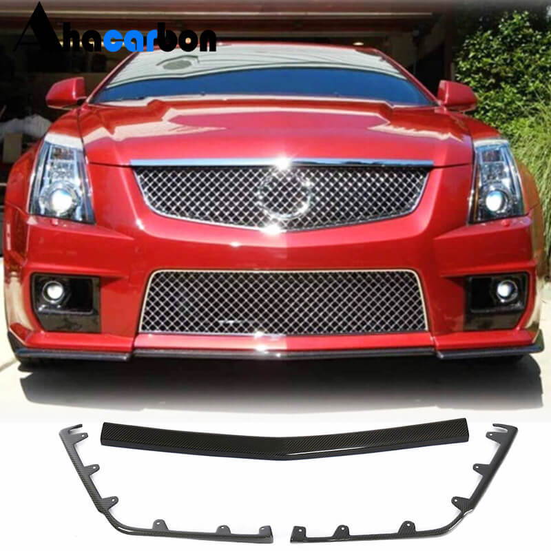 Carbon Front Bumper Covers (for CTS V Coupe) for Cadillac CTS 2007-2014 - image 1