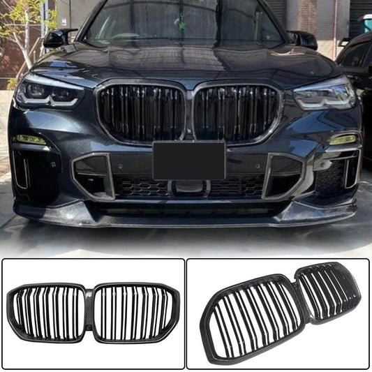 Grilles M-Look V2 (2018-2022, Carbon) for BMW X5 G05 2019–2026 - image 1
