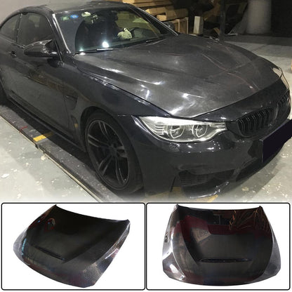 Engine Bonnet Hood Cover Carbon Fiber V1 for BMW 3 series F-30/31/34 2012-2019 - image 1