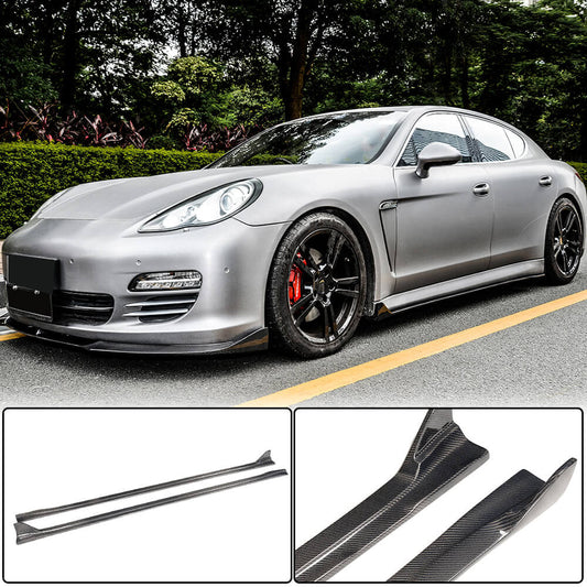 Side Skirts V2 (2009-2013, Carbon) for Porsche Panamera 2009-2016 - image 1