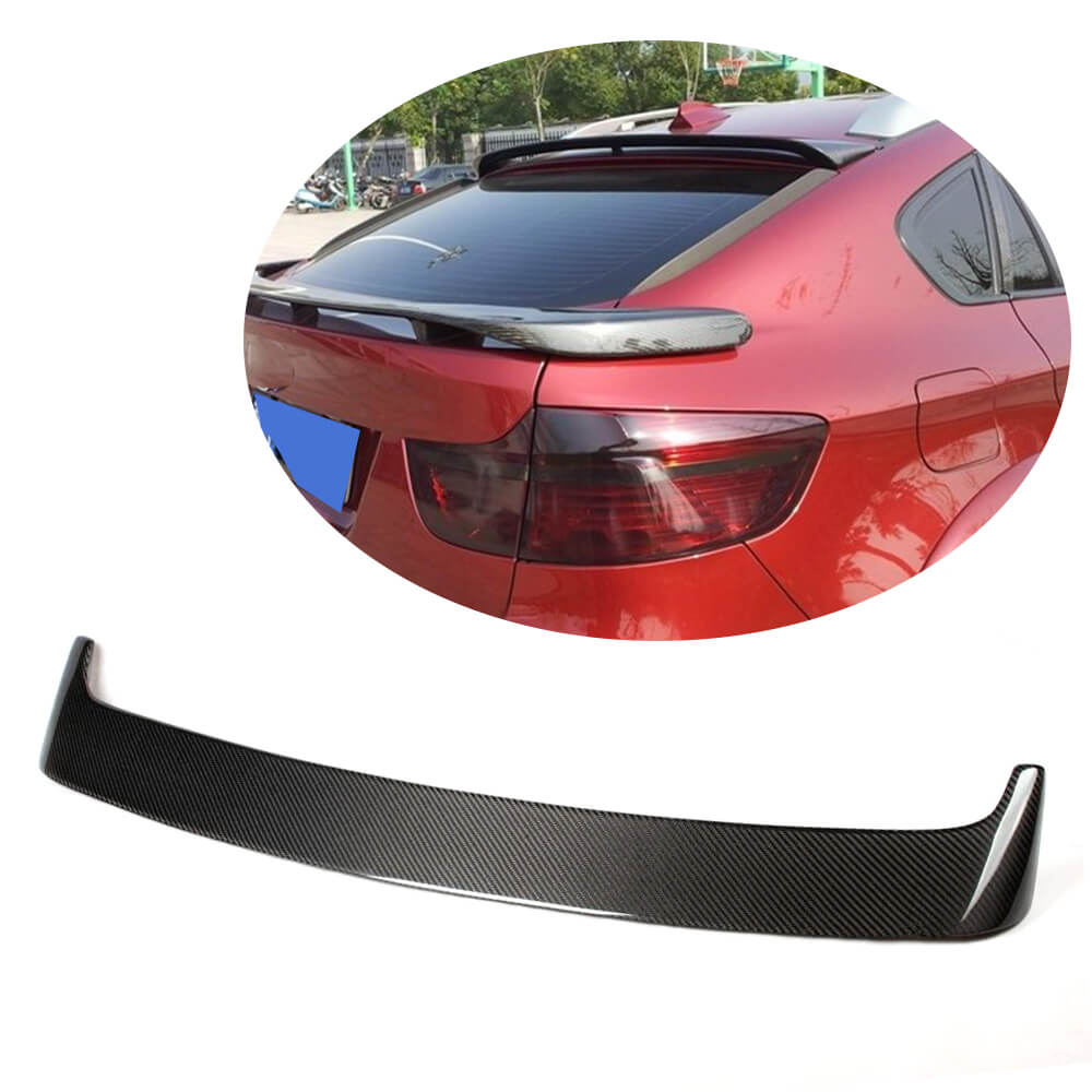 Rear Roof Spoiler Carbon Fiber for BMW X6 E-71 2008-2014 - image 1