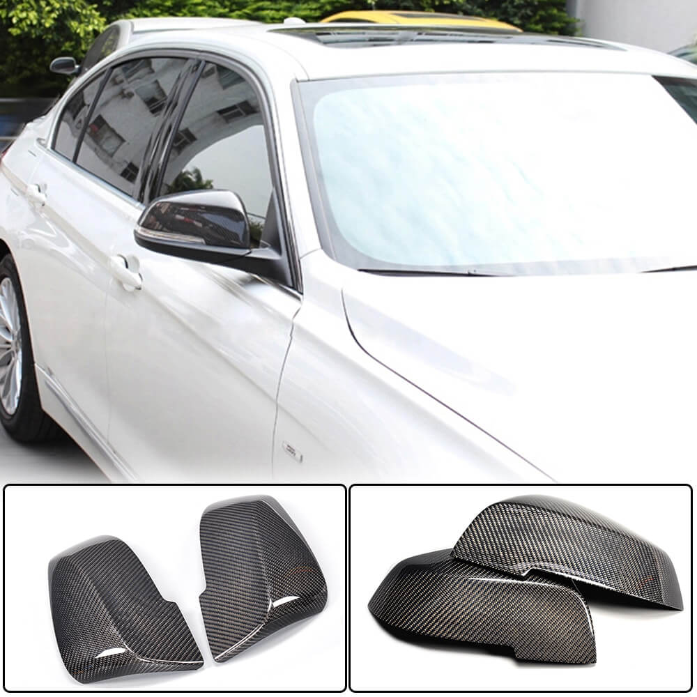 Mirror Covers V2 (Carbon) for BMW 1 Series F20/F21 2011-2019 - image 1
