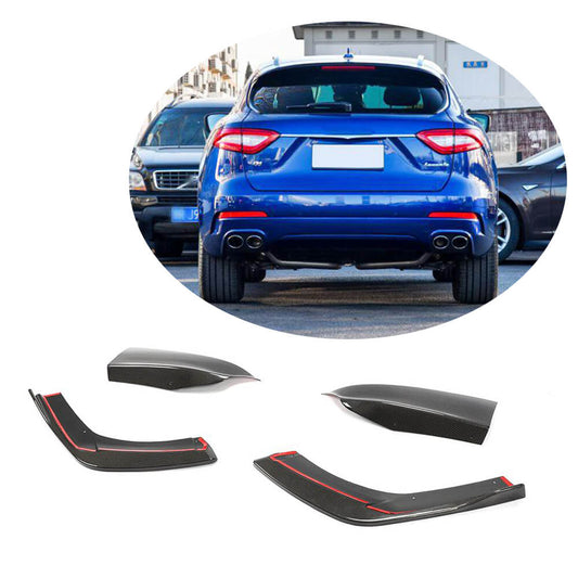 Covers on the rear bumper (Carbon) for Maserati Levante - image 1