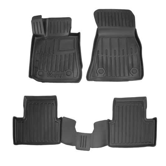 Rubber Floor Mats Stingray 3D (For G26, 4 pcs) for BMW 4 Series G22/23/26 2020- - image 1
