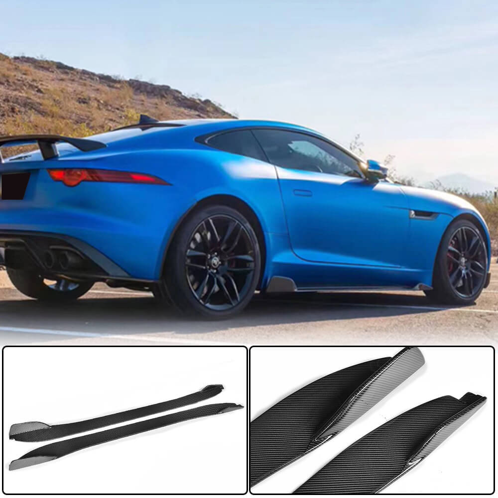 Side sills (2013-2016, Carbon) for Jaguar F-Type - image 1