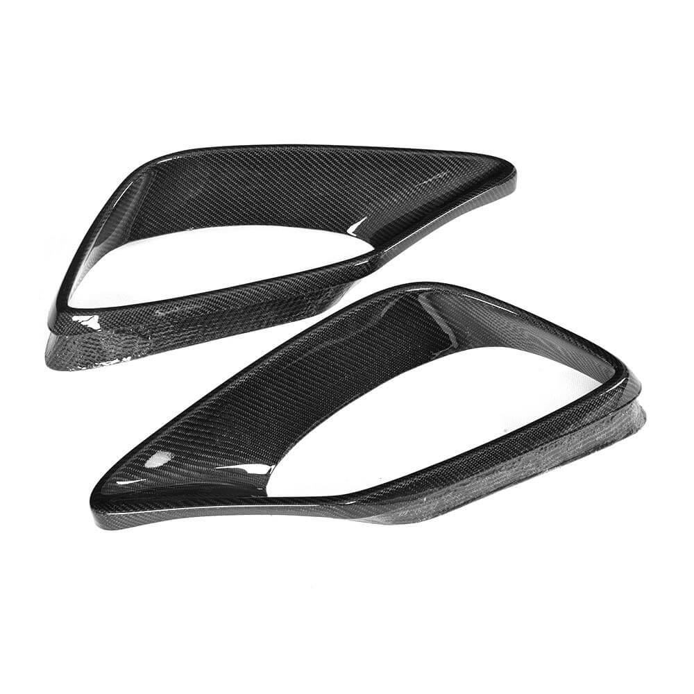 Carbon front bumper inserts (for AMG 2016-2018) for Mercedes S-class W222 - image 1