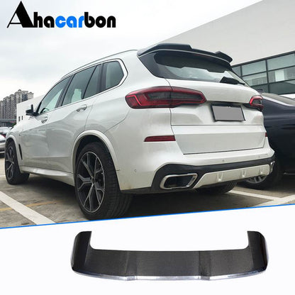Rear window spoiler V1 (Natural carbon) for BMW X5 G05 2019- - image 2