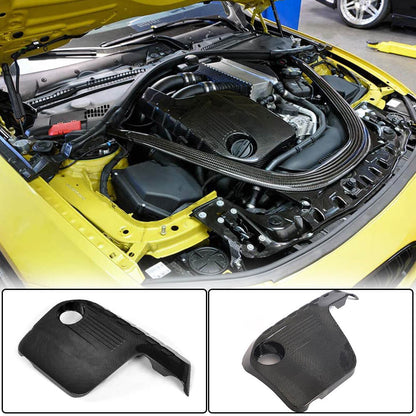Car Engine Hood Cover Carbon Fiber for BMW 3 series F-30/31/34 2012-2019 - image 1