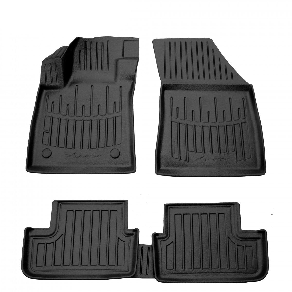 Rubber Floor Mats Stingray 3D (HB, 5 pcs) for Renault Megane IV 2016-2025 - image 1