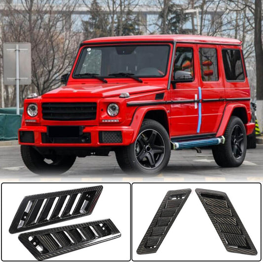 Pads on the front fenders (Dry carbon) for Mercedes G class W463 1990-2018 - image 1