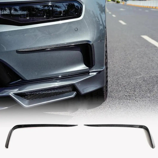 Covers on the front bumper (2021-2024, Carbon) for Zeekr 001 - image 1