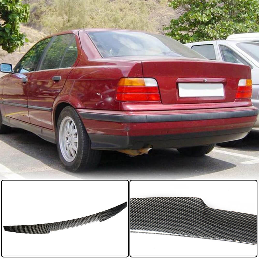 M4-Style Spoiler (Carbon) for BMW 3 Series E36 1990-2000 - image 1