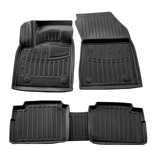 Rubber Floor Mats Stingray 3D (For e-power, 5 pcs) for Nissan X-trail T33/Rogue 2022- - image 1