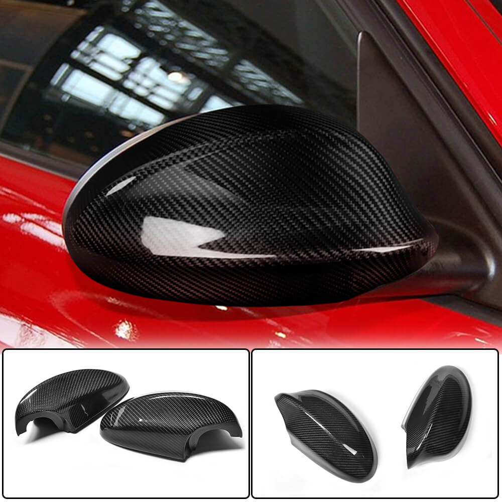 Mirror Covers (for E90/E91 2005-2008, Carbon) for BMW 3 Series E-90/91/92/93 2005-2011 - image 1