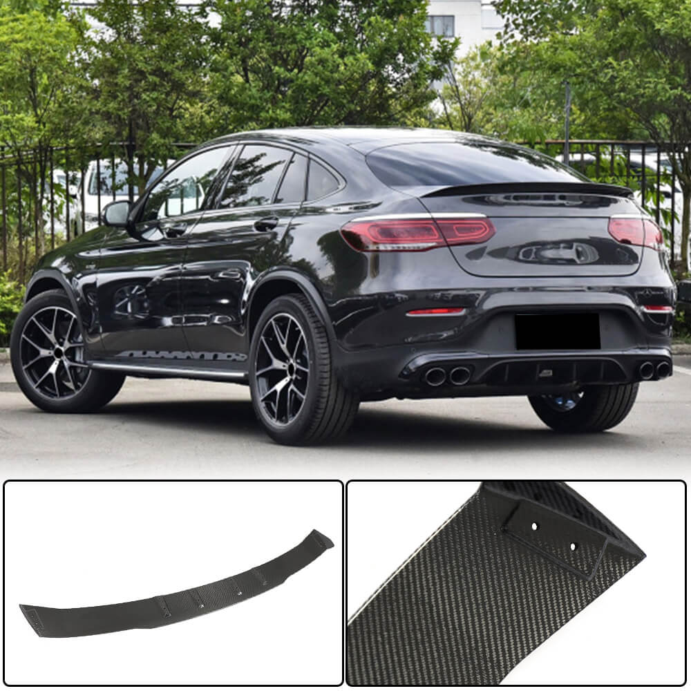 Rear Bumper Diffuser for GLC43 AMG 2020-2022, Carbon for Mercedes GLC coupe C253 2016-2023 - image 1