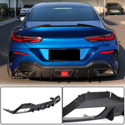 Rear Bumper Diffuser Dry Carbon Fiber (for G16 M850i 2018-2021) for BMW 8 series G14/G15/G16 - image 1