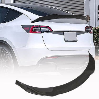 Rear Trunk Spoiler Dry Carbon Fiber V4 (2020-2023) for Tesla Model Y - image 1