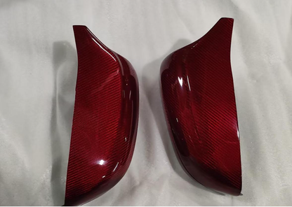 Mirror Covers M-Look Red Carbon (2019-2022) for BMW 3 series G20/21 2018- - image 1