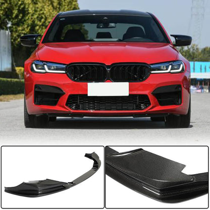 Front Bumper Lip V2 for M5 F90 2020-2024 Carbon for BMW 5 Series G30/G31 2017-2023 - image 1