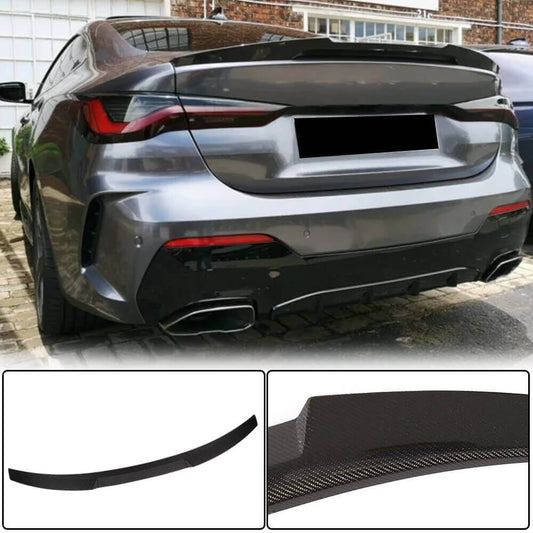 Rear Trunk Spoiler Carbon Fiber V8 (Coupe) for BMW 4 series G22/23/26 2020- - image 1