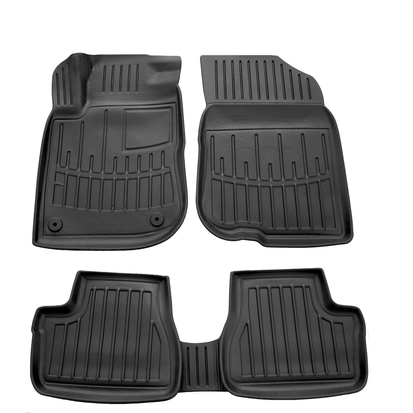 Rubber Floor Mats Stingray 3D (5 pcs) for Peugeot 208 2012-2019 - image 1