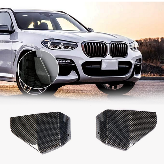 Front bumper Flap Carbon V1 (for original M-Sport 2018-2021) for BMW X3 G01 2018- - image 1