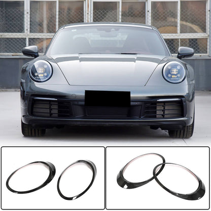 Headlight Covers (Carbon) for Porsche 911 (992) 2018– - image 1