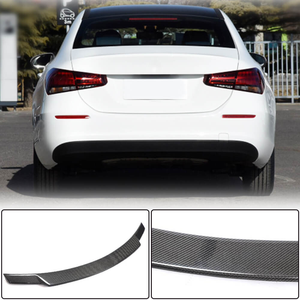 Spoiler V3 (for SD, Carbon) for Mercedes A-сlass W177 2018- - image 1