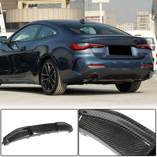 Rear Bumper Diffuser Carbon Fiber V1 (M-Sport) for BMW 4 series G22/23/26 2020- - image 1