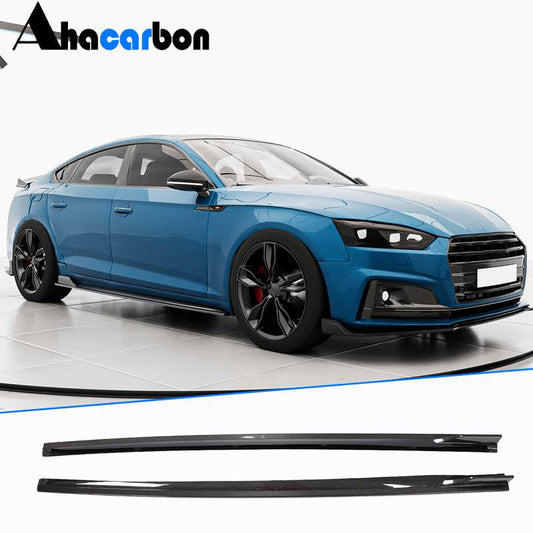 Side sills 2016-2020 V1 (for Sportback, Carbon) for Audi A5 2016-2025 - image 1