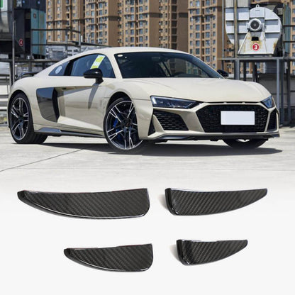 Front bumper extensions (2023+, Carbon) for Audi R8 2015- - image 1
