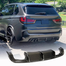 Rear Bumper Diffuser Carbon Fiber V2 (for F85) for BMW X5 F-15 2013-2018 - image 1
