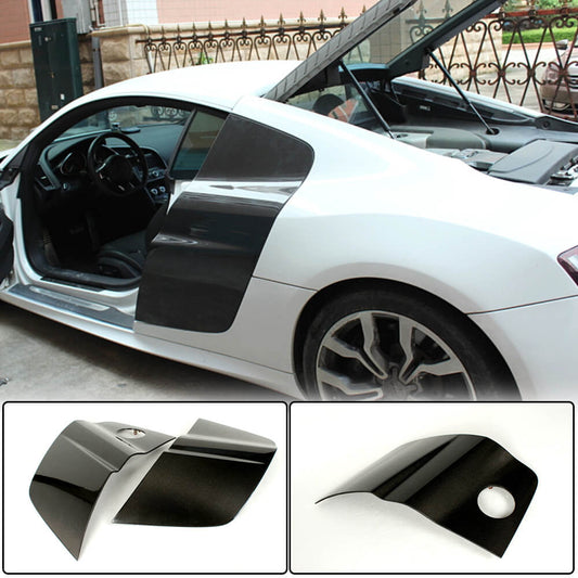 Door Fender Side Panel Covers Carbon Fiber for Audi R8 2006-2015 - image 1