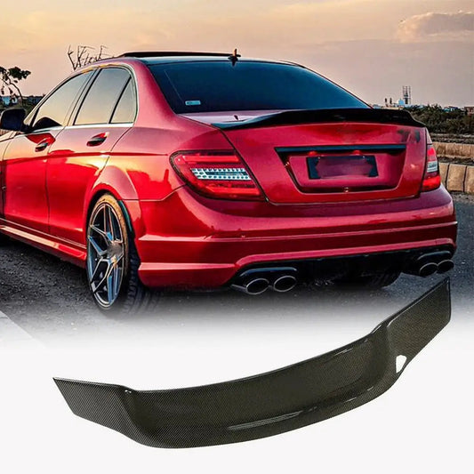 Spoiler SD V7 (Carbon) for Mercedes C-class W204 2007-2015 - image 1