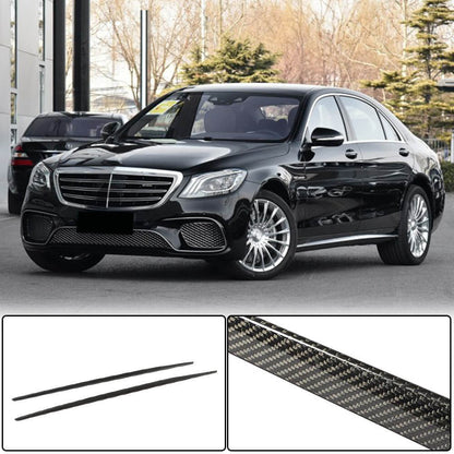 Side Skirts (for S63 AMG 2014-2017, Carbon) for Mercedes S-сlass W222 2013-2022 - image 1