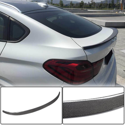 Rear Trunk Spoiler Carbon Fiber V2 for BMW X4 F-26 2014-2018 - image 1