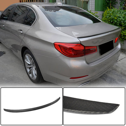 Rear Trunk Spoiler Carbon Fiber V9 (SD) for BMW 5 Series G30/31 2017-2023 - image 1