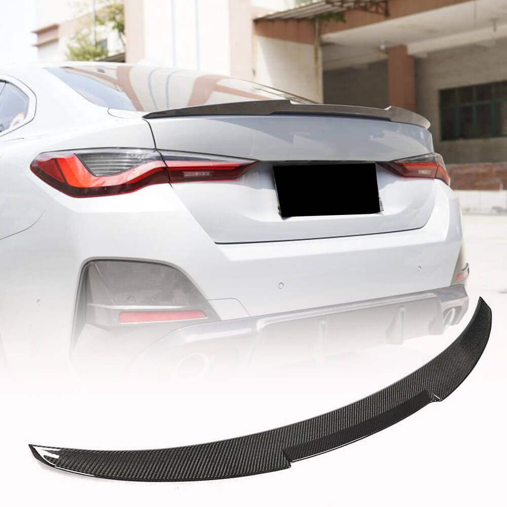 Rear Trunk Spoiler Carbon Fiber V2 (for G26) for BMW I4 (G26) 2022- - image 1