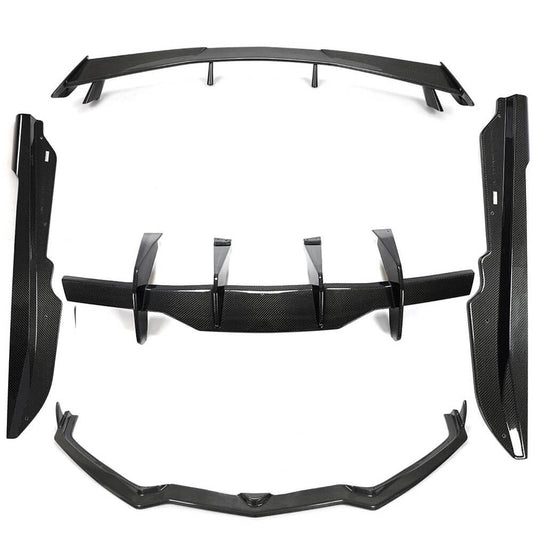 Body Kit Set (2019-2022, Carbon) for Chevrolet Corvette C8 2019- - image 1