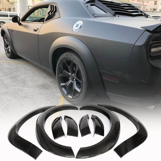 Fender Flares (2015-2019, Carbon) for Dodge Challenger 2008-2023 - image 1