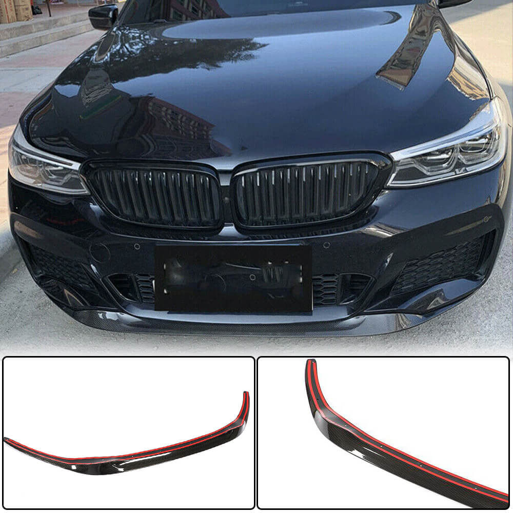 Front Bumper Lip for M-Sport 2017-2020 Carbon for BMW 6 Series G32 2017- - image 1